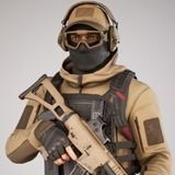 Casual Soldier 3D Model – Low Poly Rigged Character, FBX - View 6