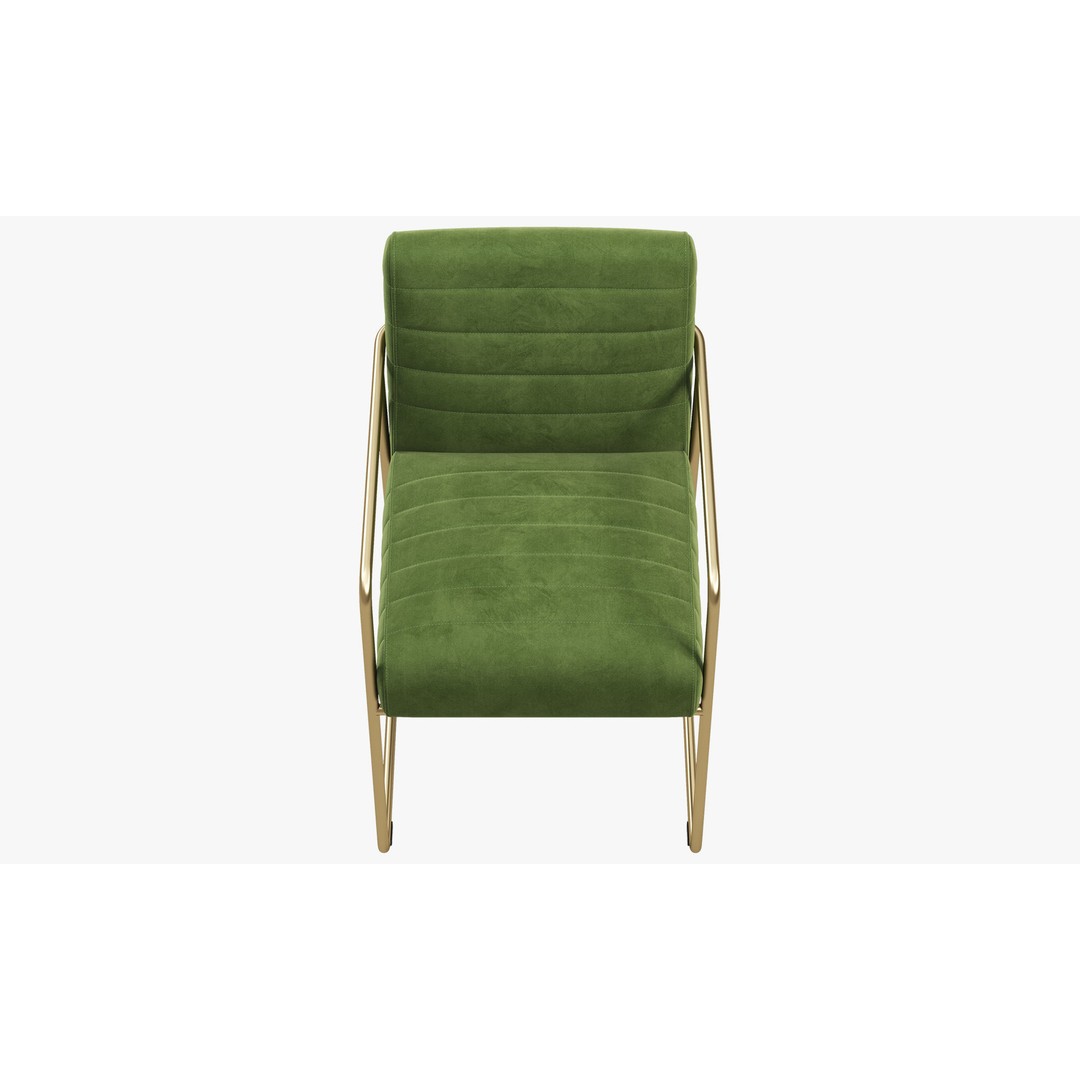 Joybird Magill Arm Chair 3D Model – Velvet Dining Chair, FBX, OBJ - View 8