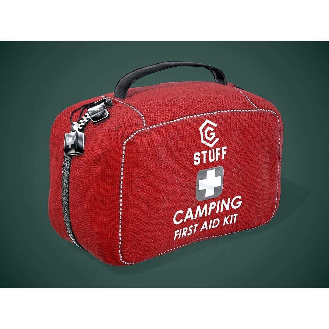 First Aid Kit 3D Model – Low Poly Game Asset, FBX, PBR Textures - View 4