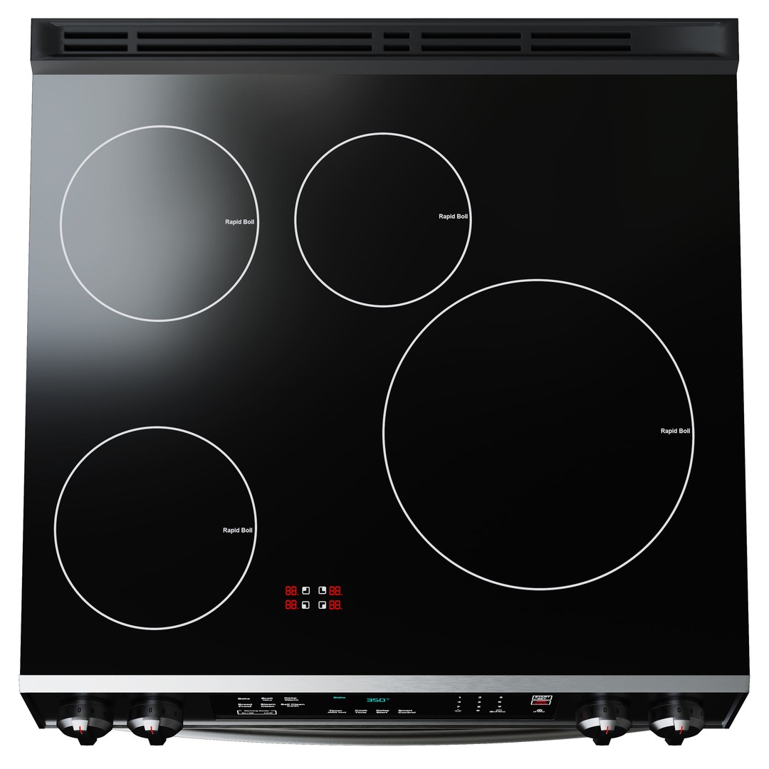 Samsung Range 3D Model – Smart Electric & Induction Ranges, FBX, OBJ - View 5