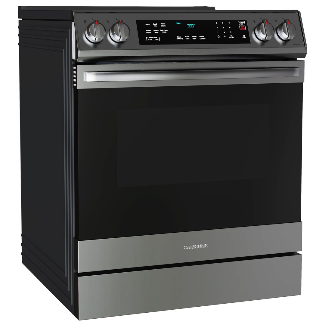 Samsung Range 3D Model – Smart Electric & Induction Ranges, FBX, OBJ - View 9