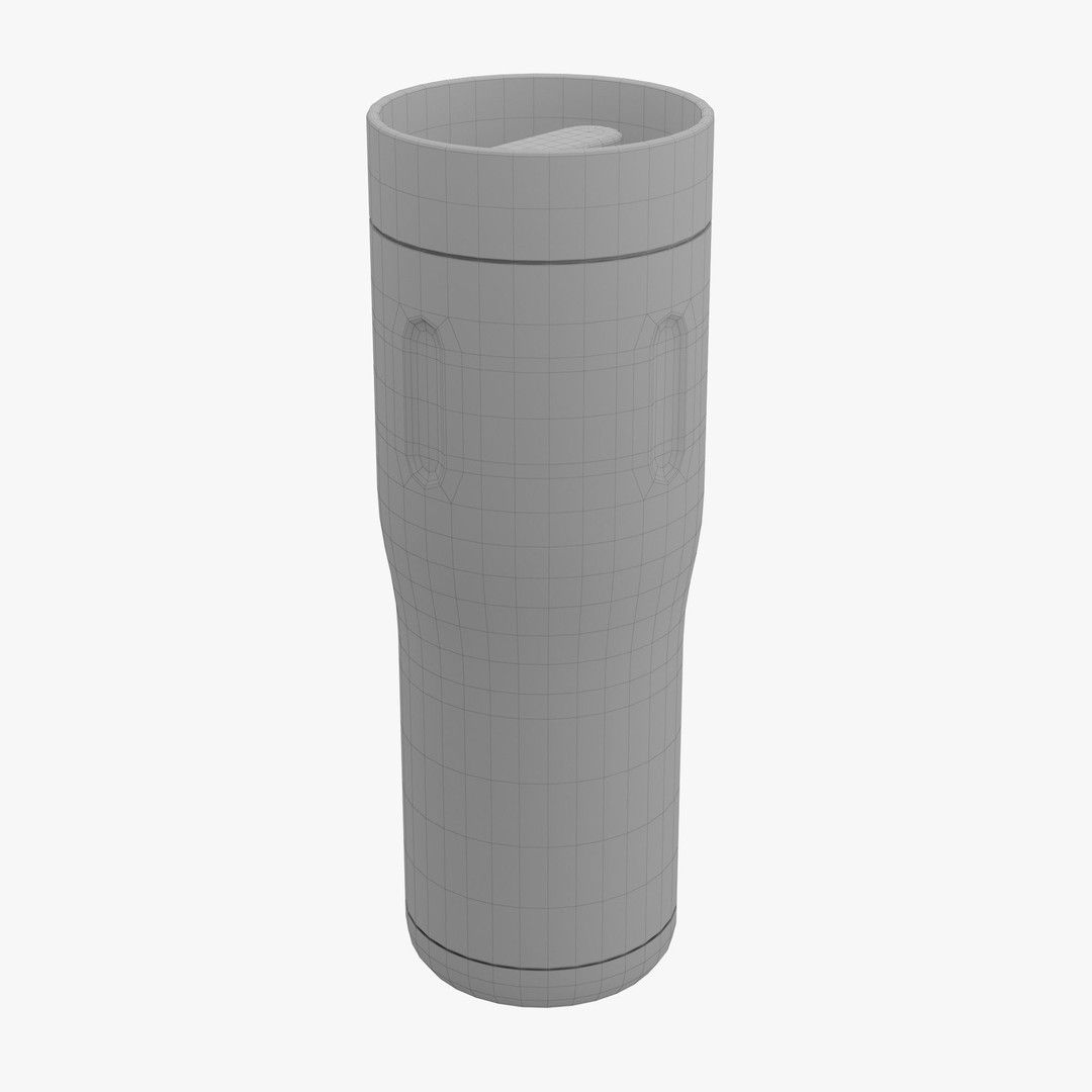 Travel Tumbler 3D Model – High Poly PBR Asset for Visual Production - View 32