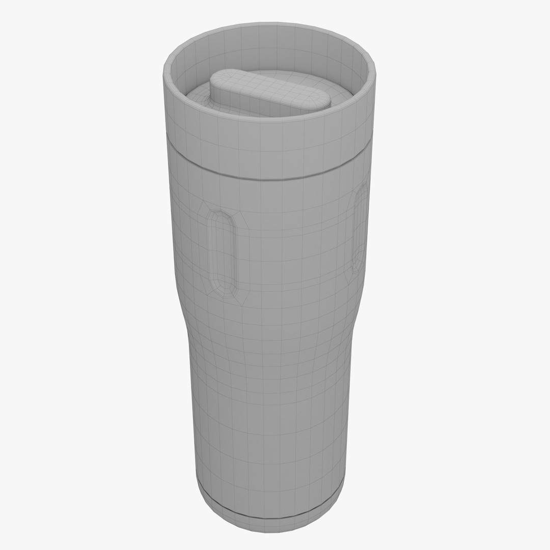 Travel Tumbler 3D Model – High Poly PBR Asset for Visual Production - View 35