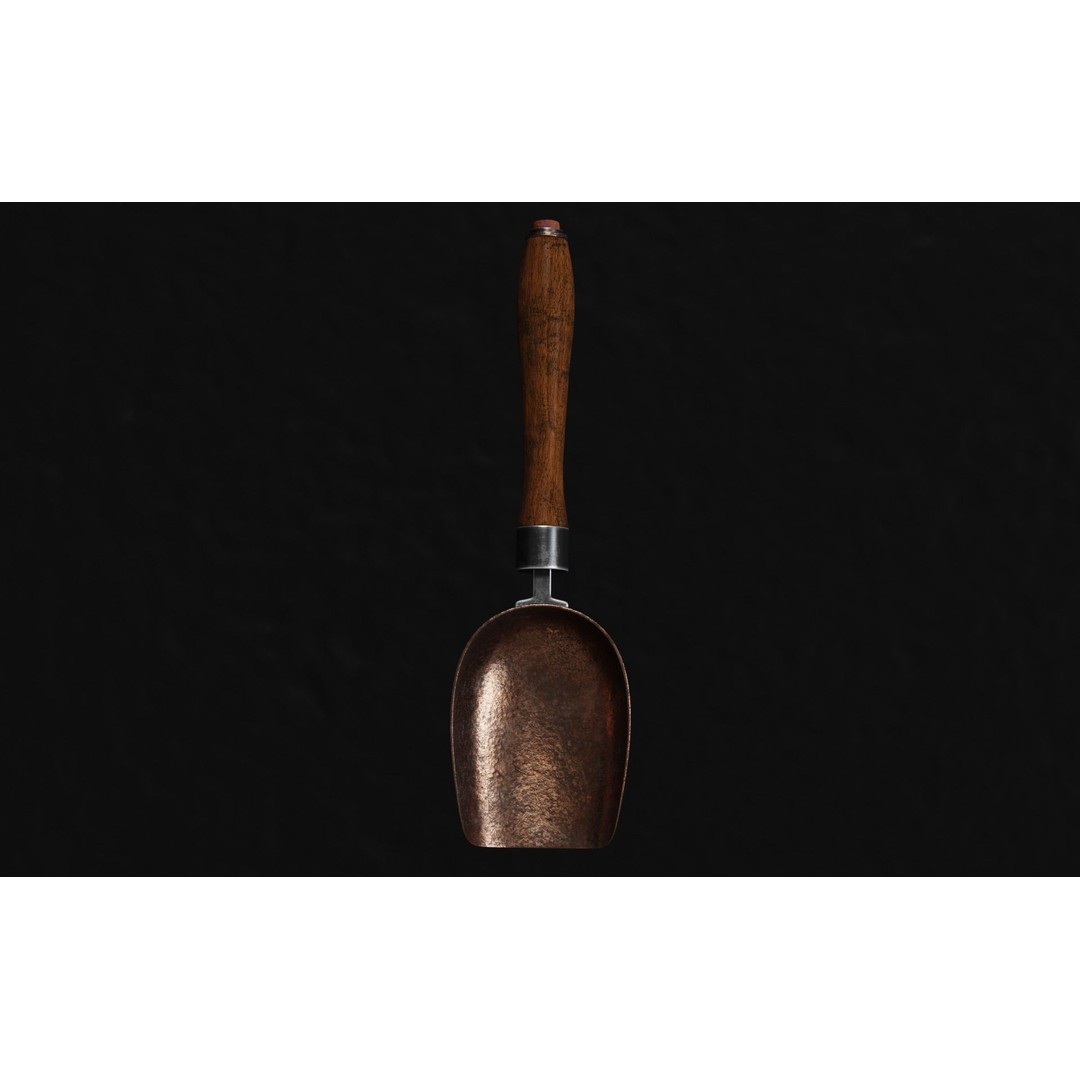 Old Coffee Grinder 3D Model – Vintage Kitchen Asset, PBR Textures - View 5