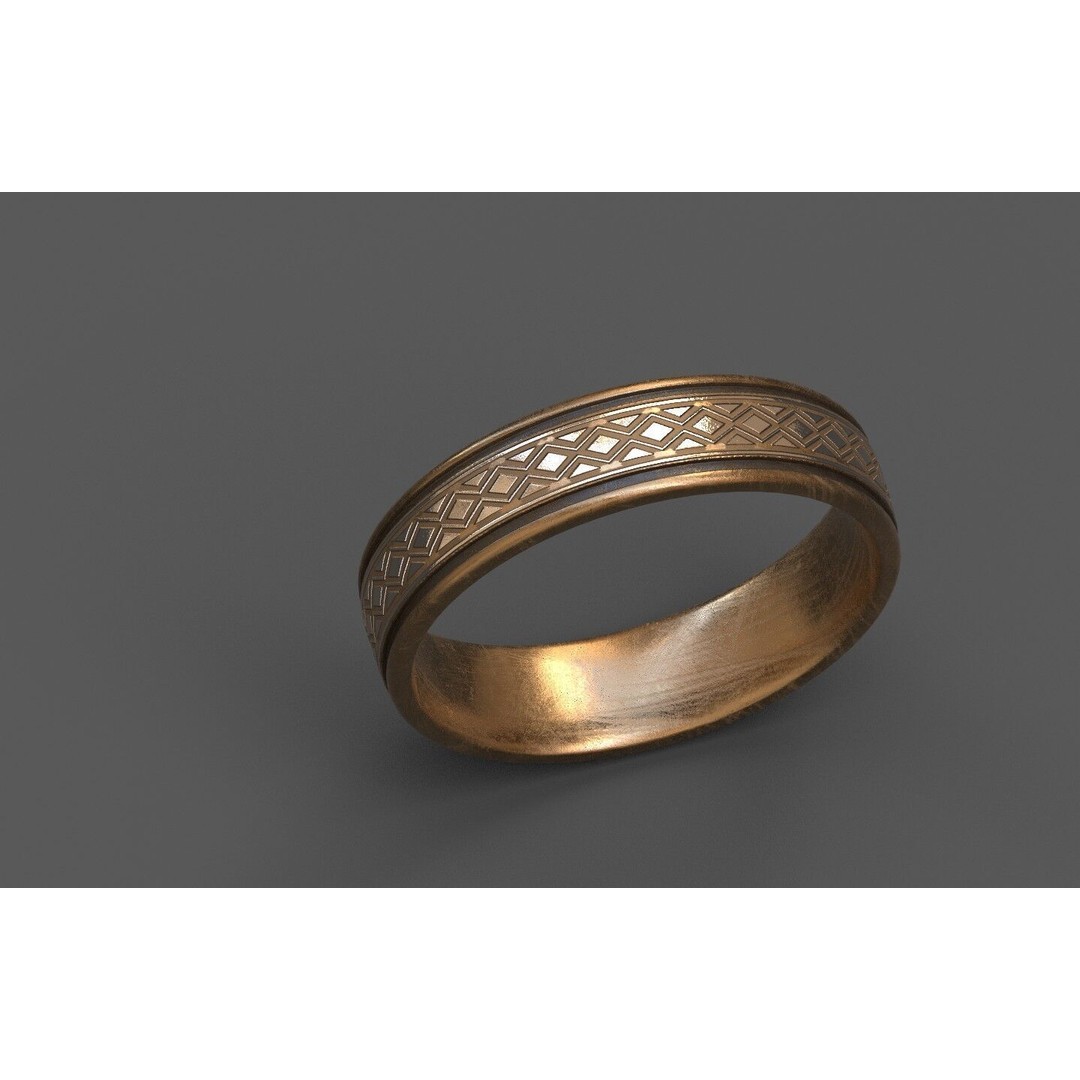 Generic Ring 3D Model – High-Quality Low Poly Asset, FBX, PBR