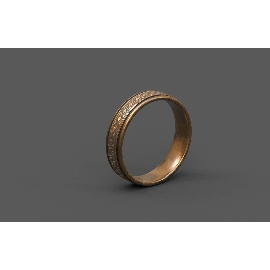 Generic Ring 3D Model – High-Quality Low Poly Asset, FBX, PBR - View 18