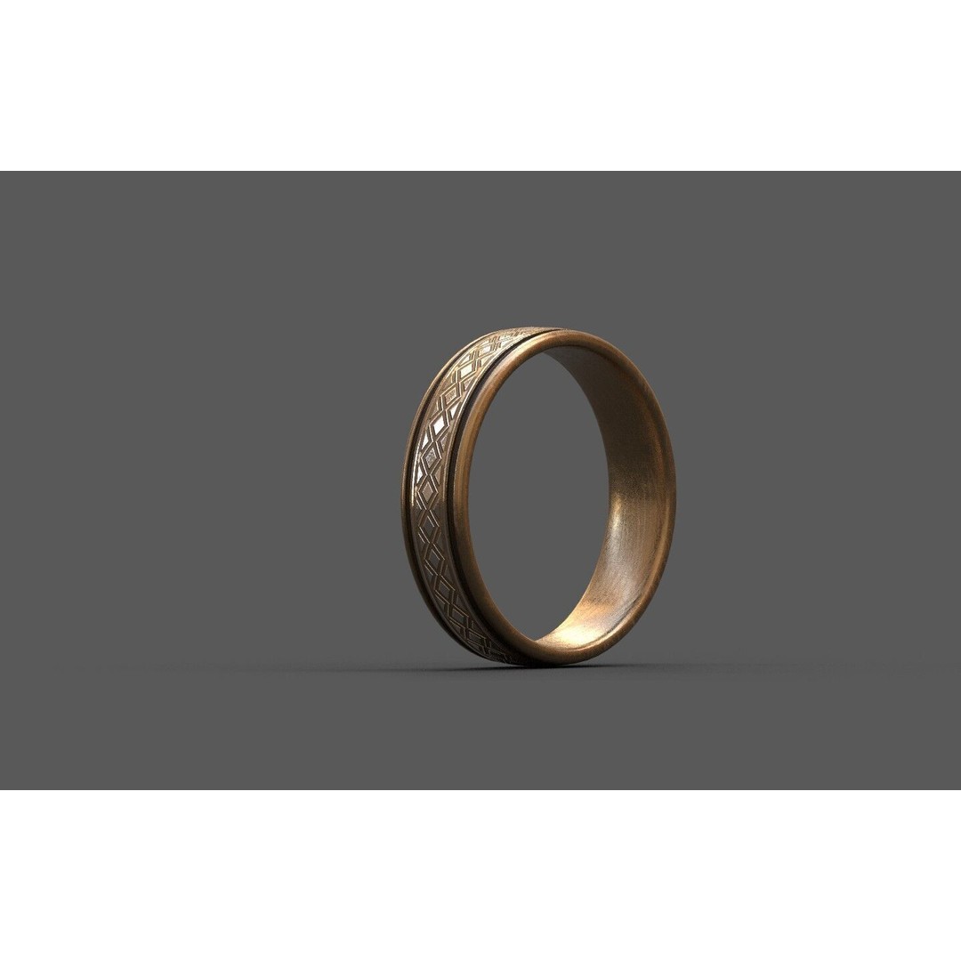 Generic Ring 3D Model – High-Quality Low Poly Asset, FBX, PBR - View 21