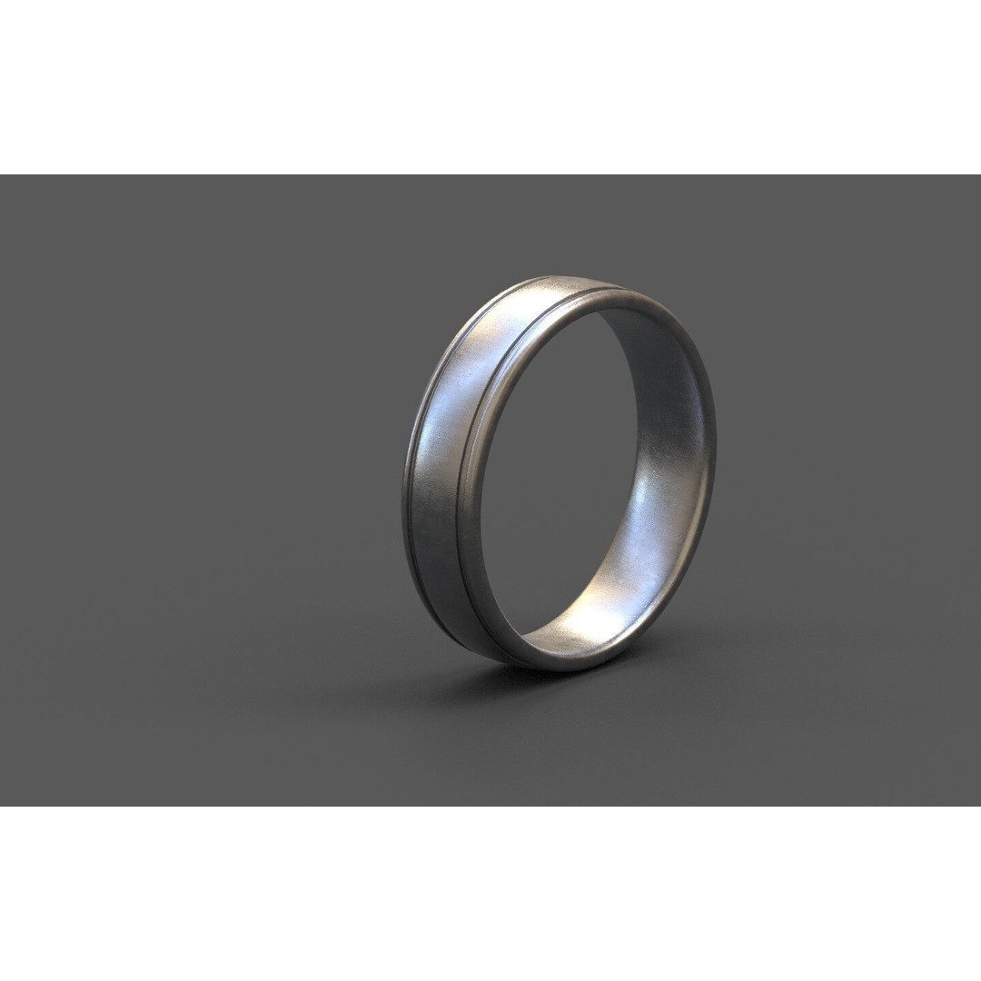 Generic Ring 3D Model – High-Quality Low Poly Asset, FBX, PBR - View 4