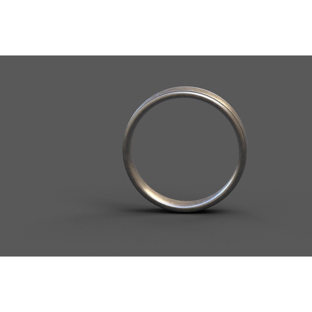 Generic Ring 3D Model – High-Quality Low Poly Asset, FBX, PBR - View 5