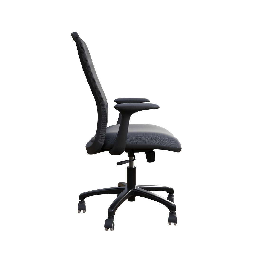 Office Chair 3D Model – Modern Adjustable Design, PBR Textures - View 4