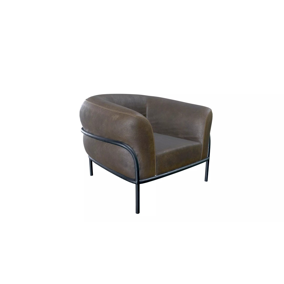 Arm Chair 3D Model – Elegant Modern Design, PBR Textures, FBX - View 2