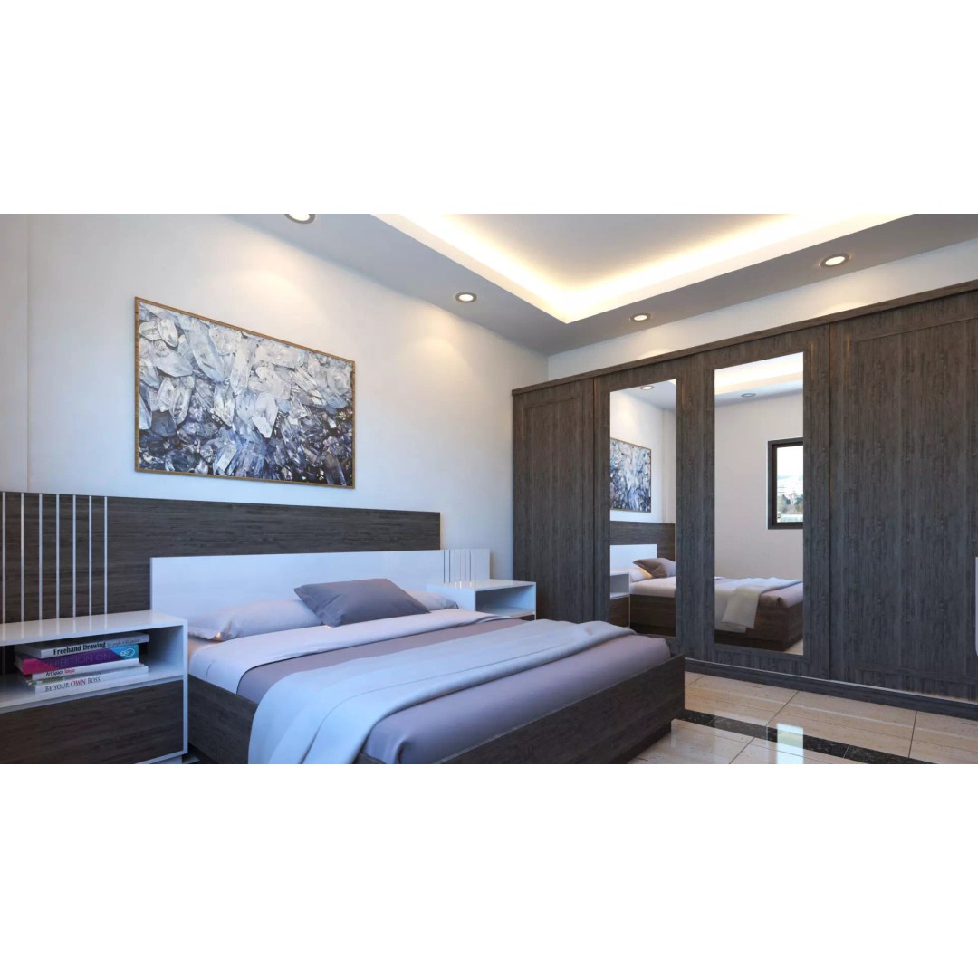 Modern Apartment Interior 3D Model – Low Poly Game Asset, Blender, FBX - View 2