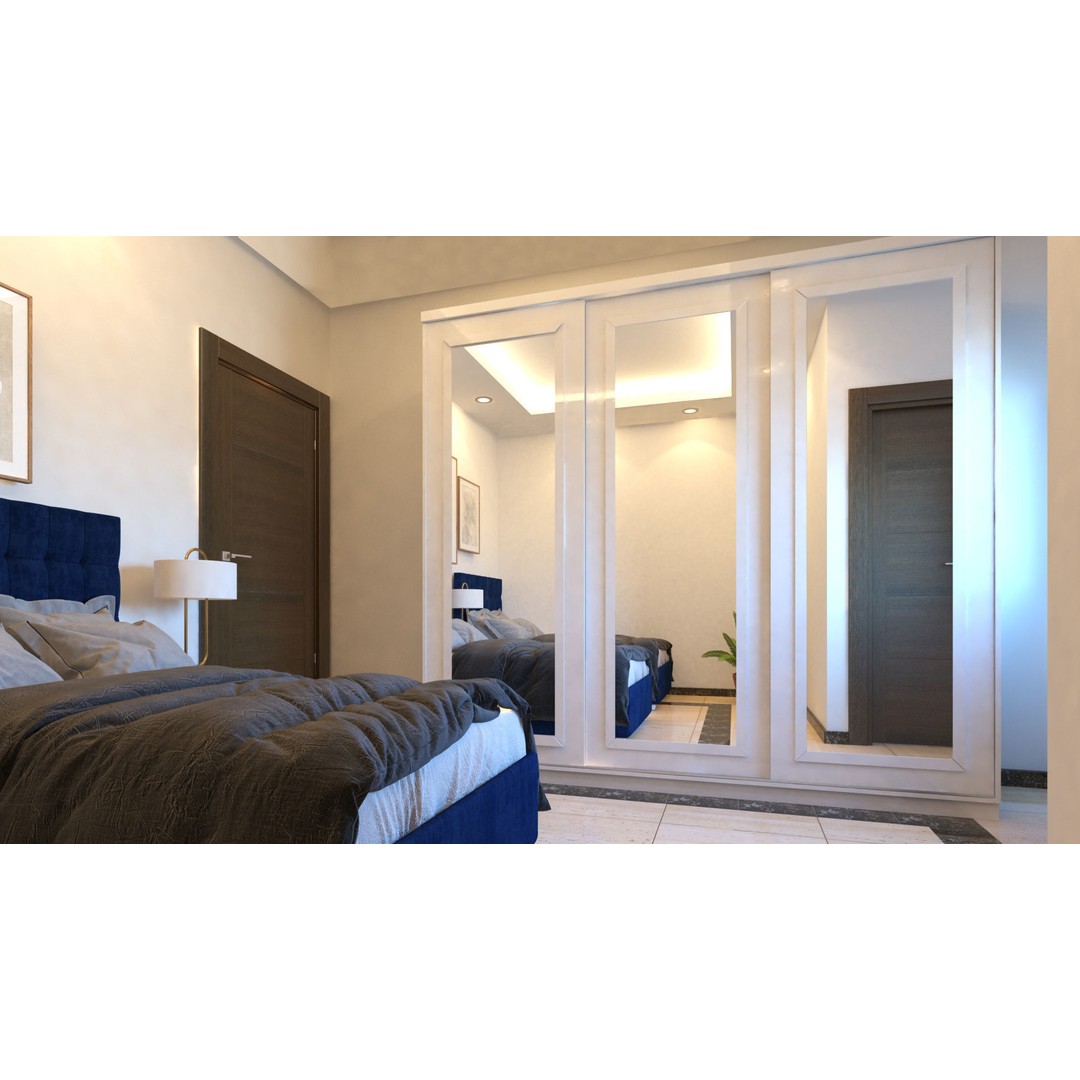 Modern Apartment Interior 3D Model – Low Poly Game Asset, Blender, FBX - View 6