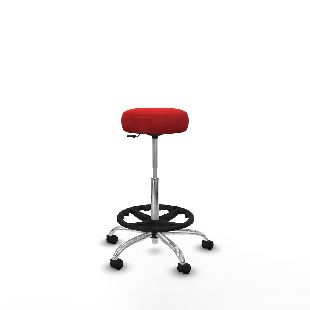 Modern Office Chair 3D Model – Low Poly Game Asset, FBX & OBJ - View 4