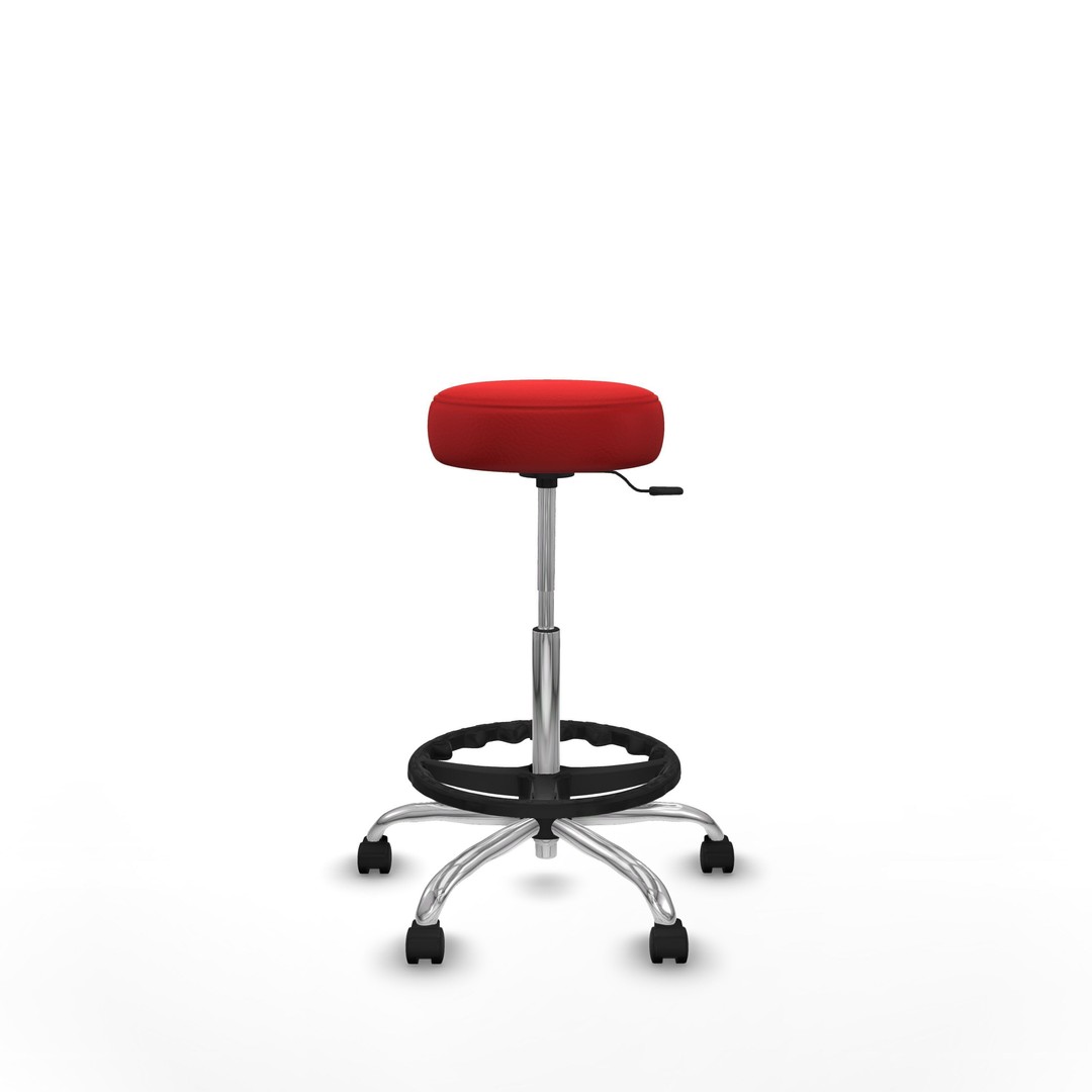 Modern Office Chair 3D Model – Low Poly Game Asset, FBX & OBJ - View 7