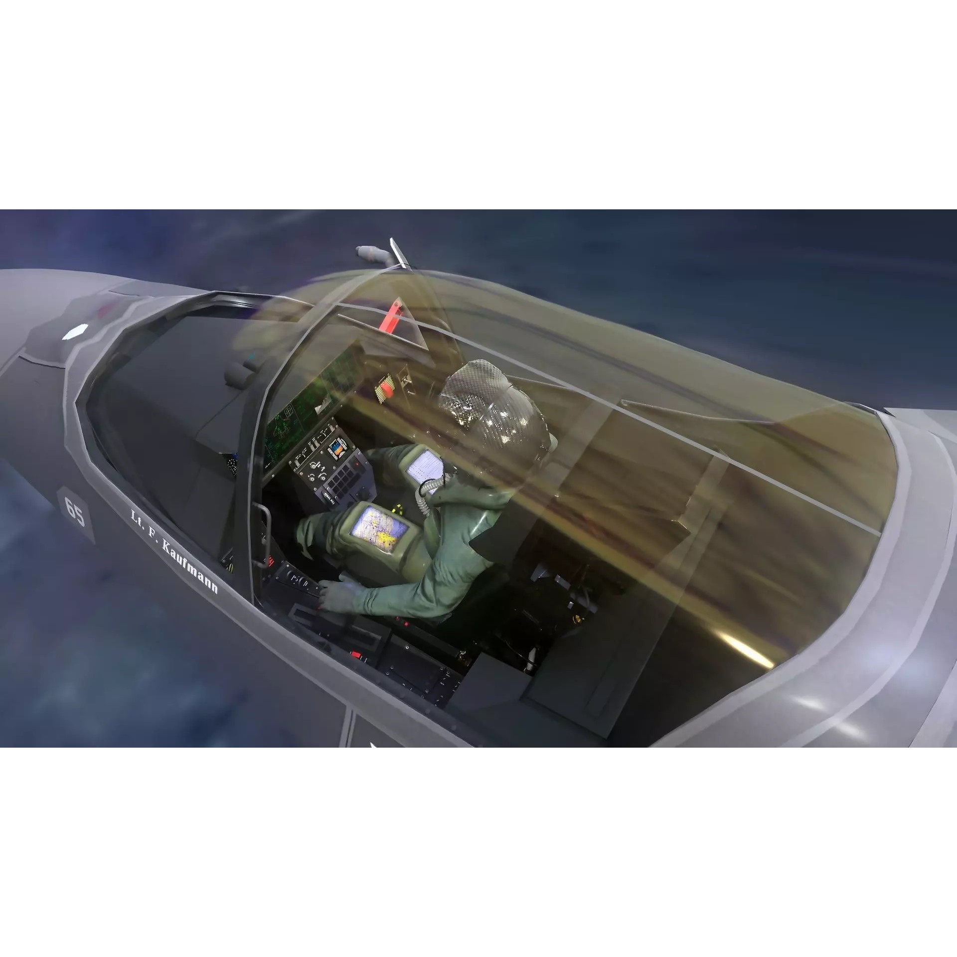 F35B Lightning II - Rigged Low-Poly Game-Ready 3D Model - View 27