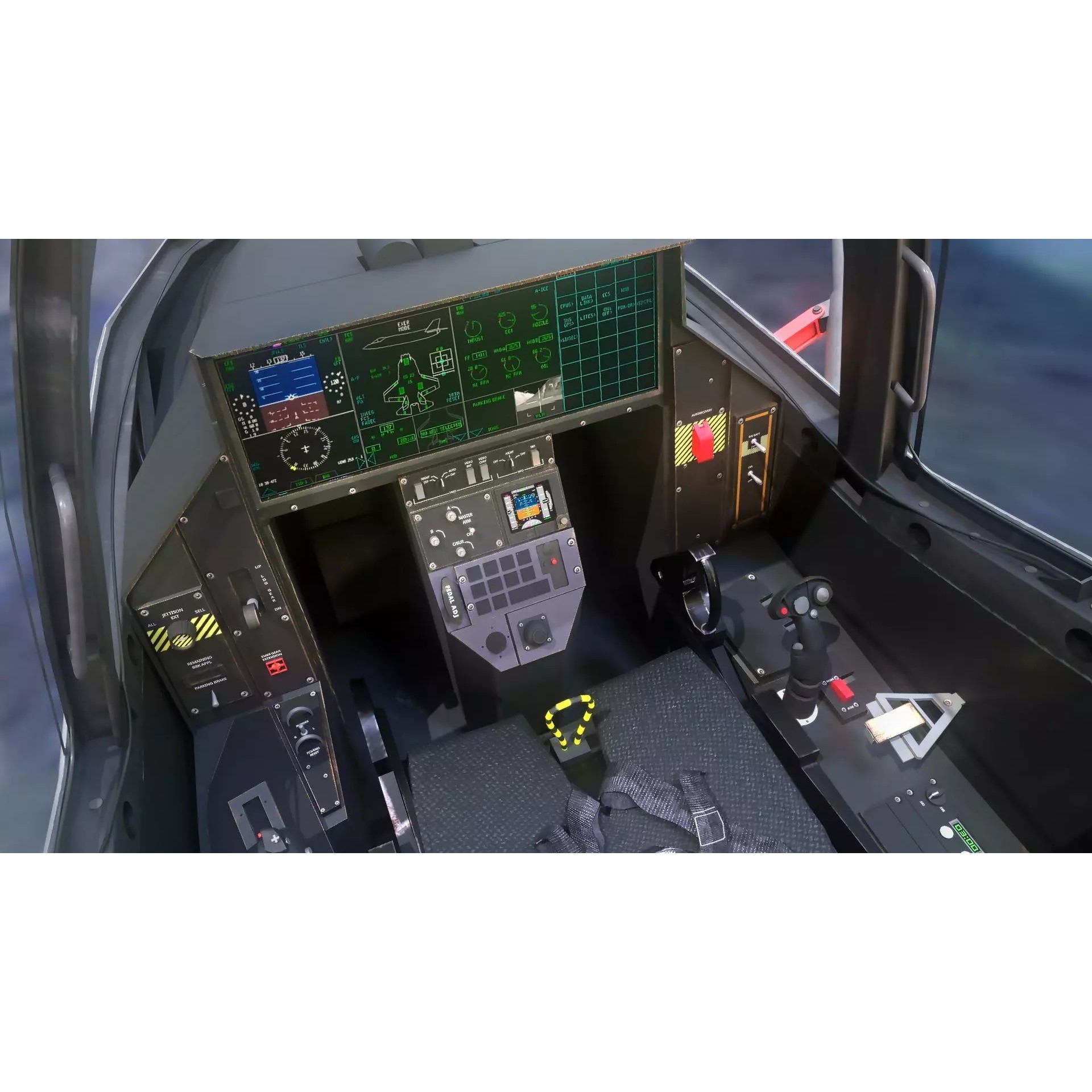 F35B Lightning II - Rigged Low-Poly Game-Ready 3D Model - View 30