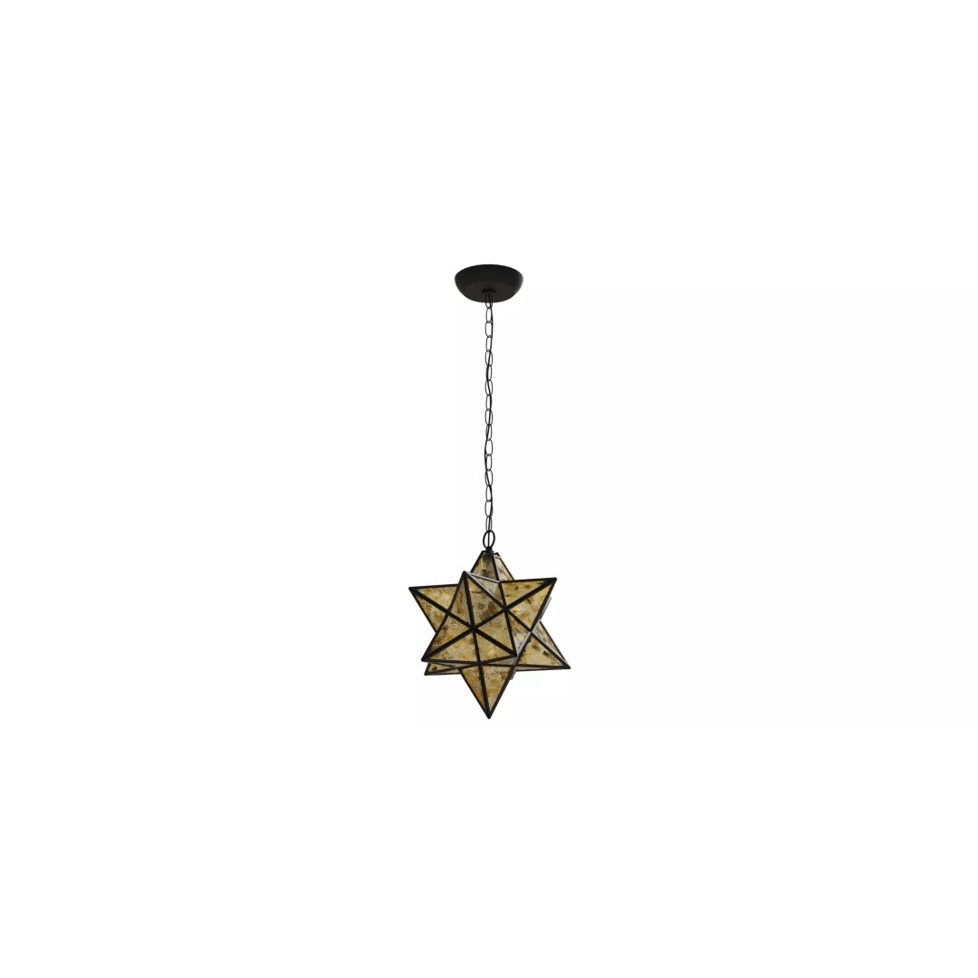 Stella Metal Pendant 3D Model – Low Poly Ceiling Lamp, FBX - View 2