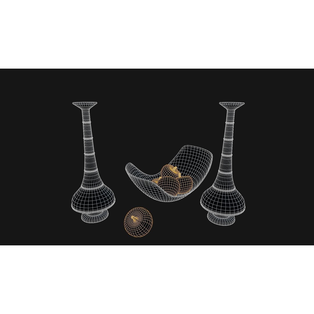Wooden Dining Table 3D Model – High Quality PBR Game Asset, FBX - View 14