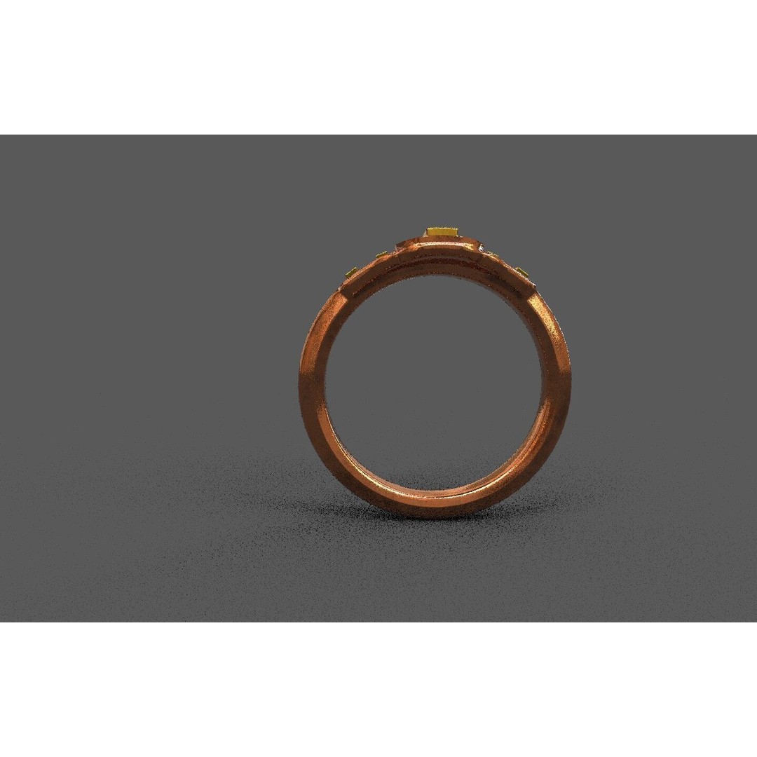 Generic Ring 3D Model – Low Poly PBR Asset, FBX Format - View 10