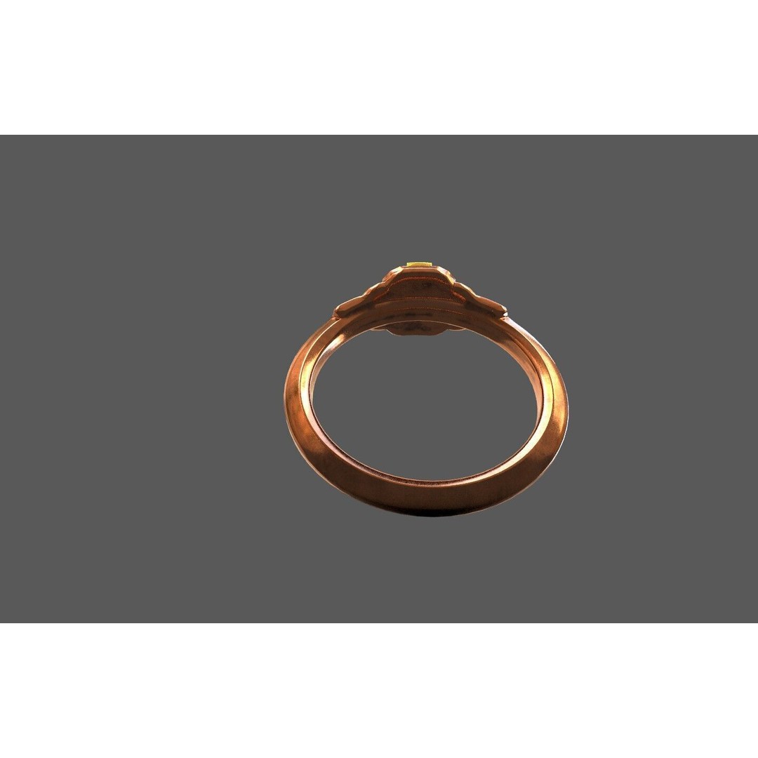 Generic Ring 3D Model – Low Poly PBR Asset, FBX Format - View 11