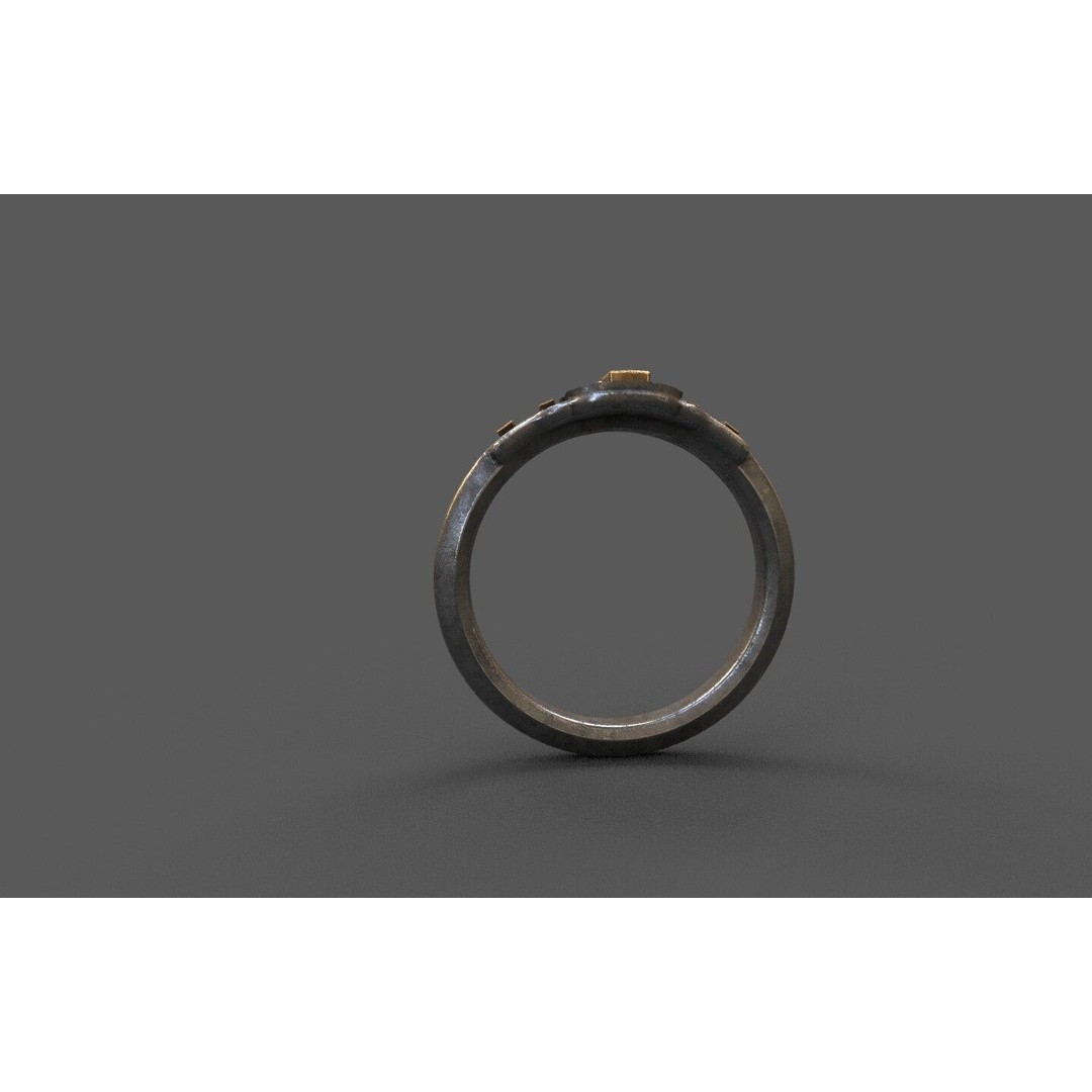 Generic Ring 3D Model – Low Poly PBR Asset, FBX Format - View 20