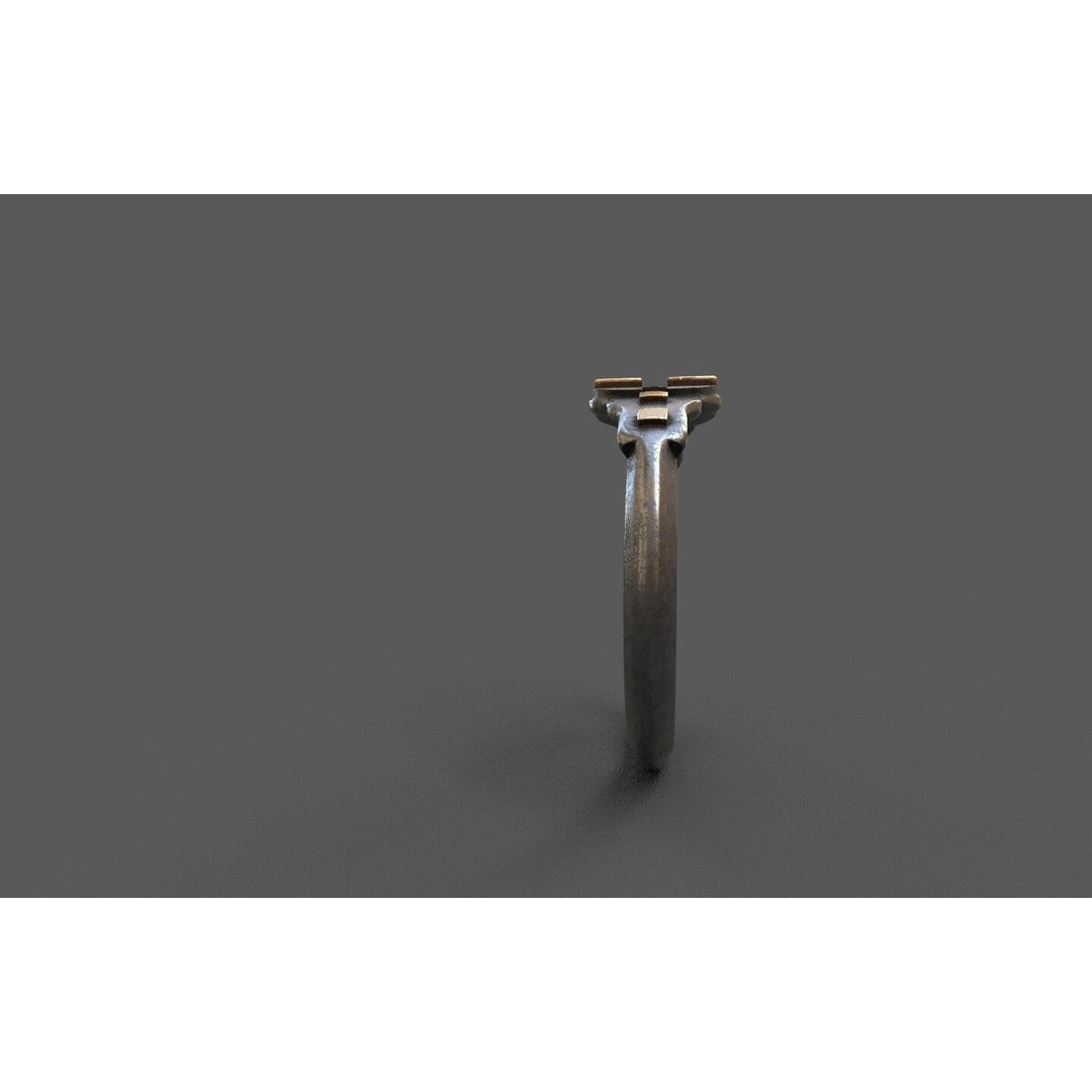 Generic Ring 3D Model – Low Poly PBR Asset, FBX Format - View 21