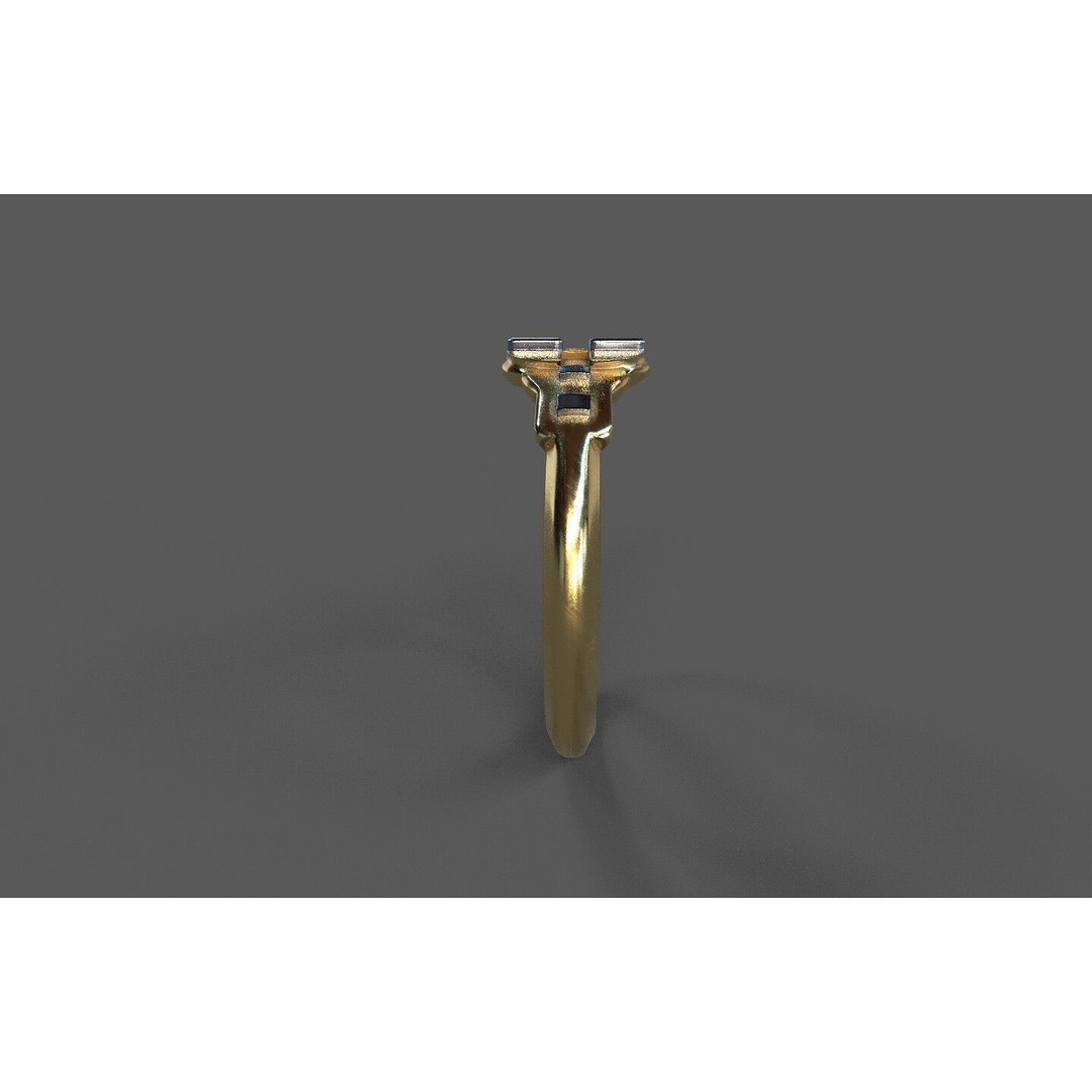 Generic Ring 3D Model – Low Poly PBR Asset, FBX Format - View 5