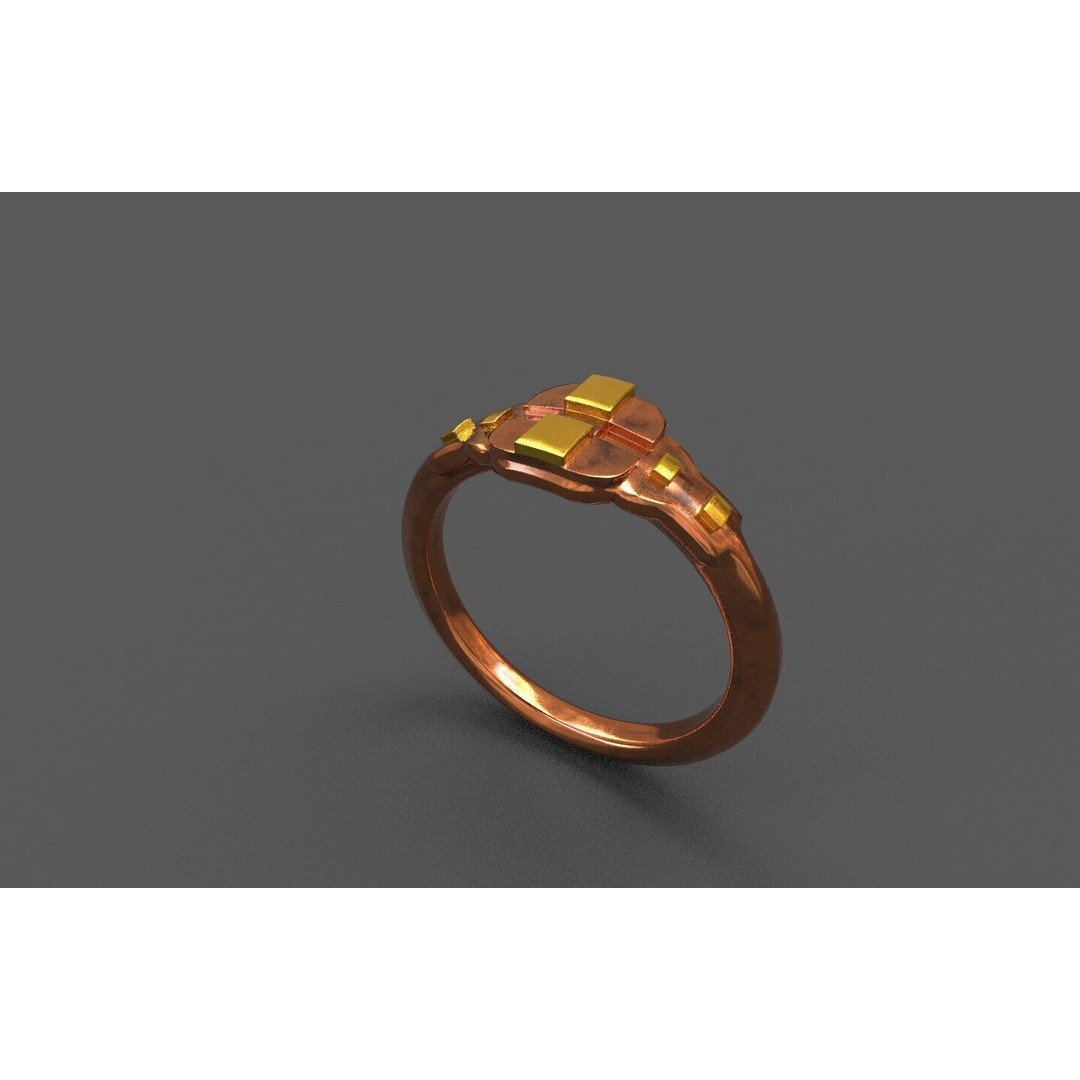 Generic Ring 3D Model – Low Poly PBR Asset, FBX Format - View 8