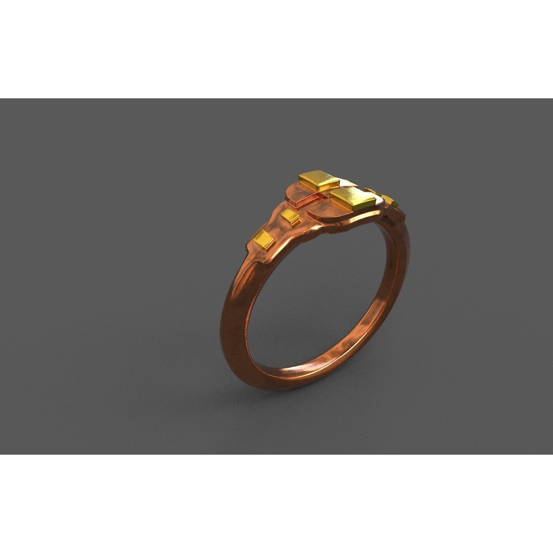Generic Ring 3D Model – Low Poly PBR Asset, FBX Format - View 9