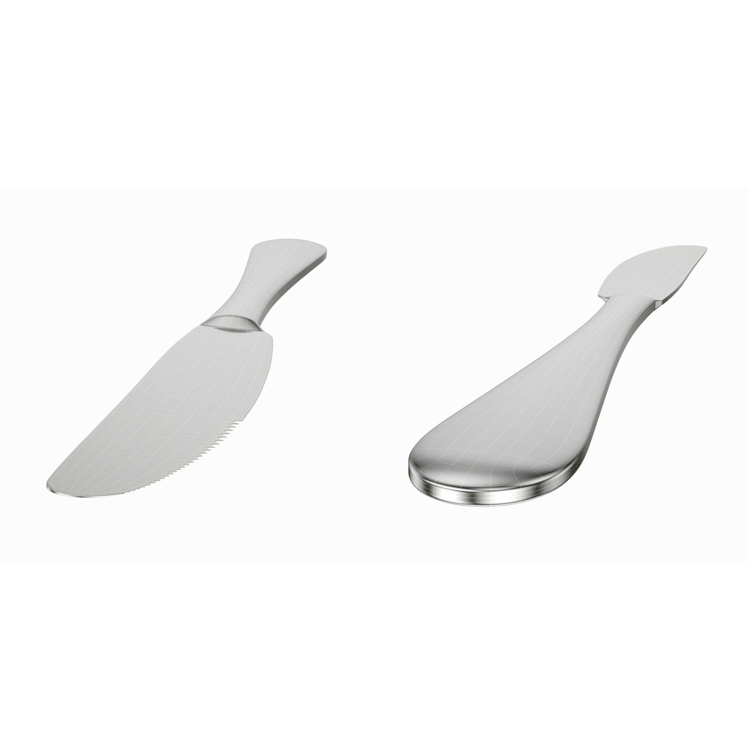 Generic Cutlery 3D Model – Photo-Realistic Collection, Game-Ready Formats - View 13