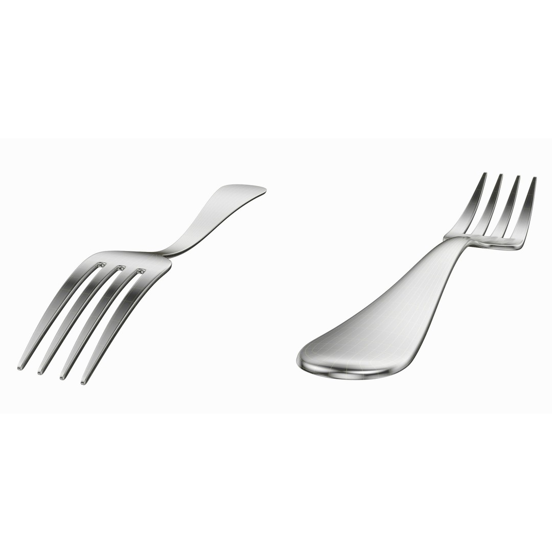 Generic Cutlery 3D Model – Photo-Realistic Collection, Game-Ready Formats - View 15