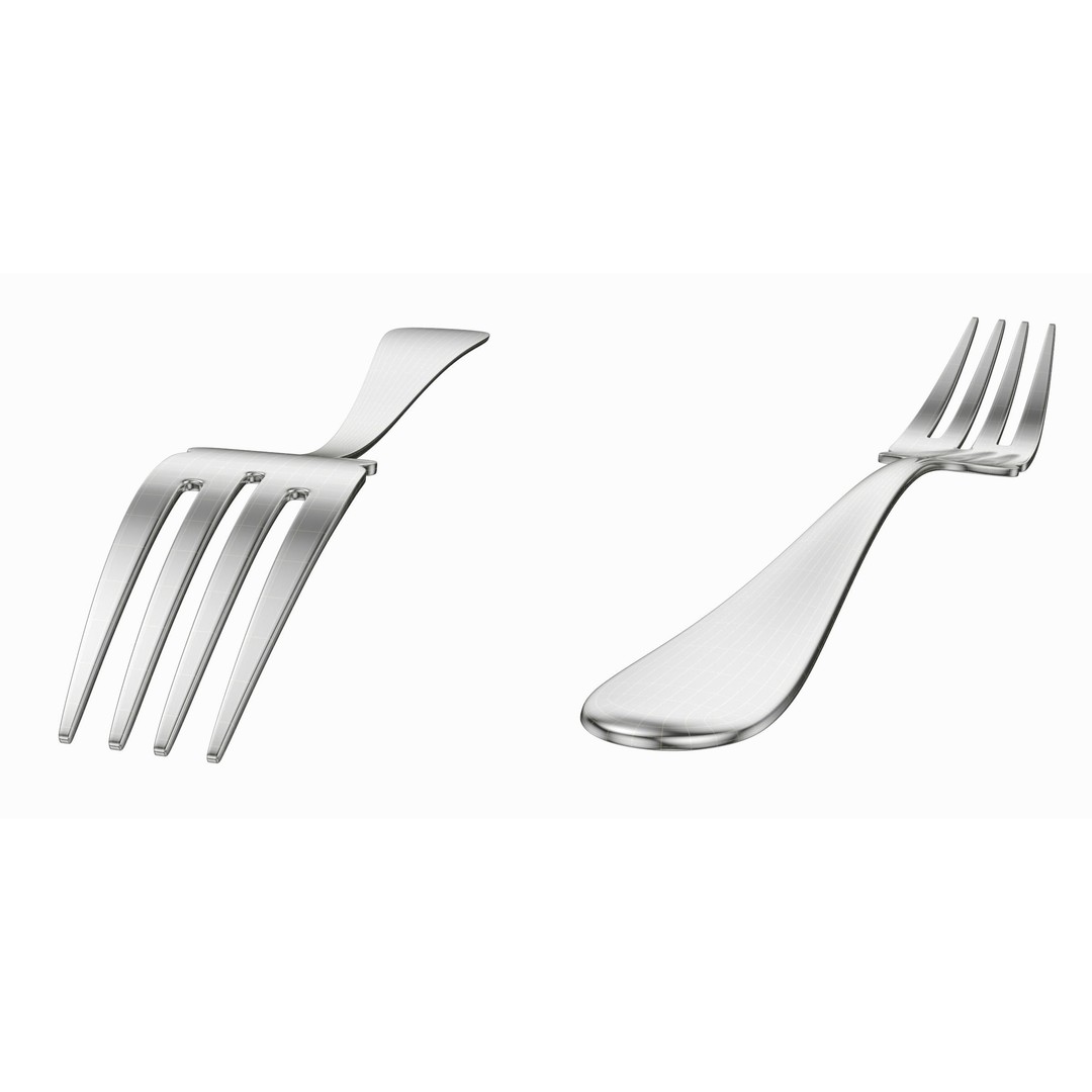 Generic Cutlery 3D Model – Photo-Realistic Collection, Game-Ready Formats - View 18