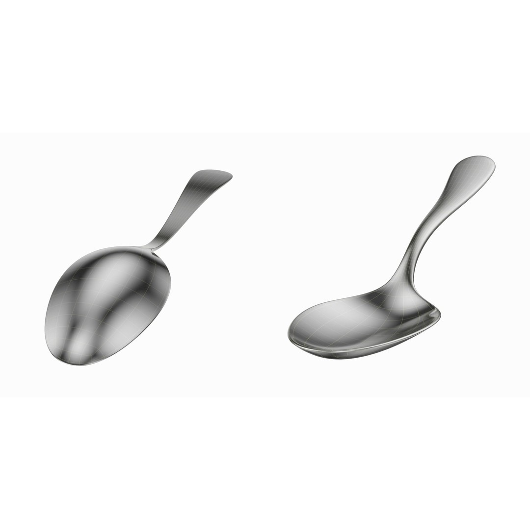 Generic Cutlery 3D Model – Photo-Realistic Collection, Game-Ready Formats - View 19