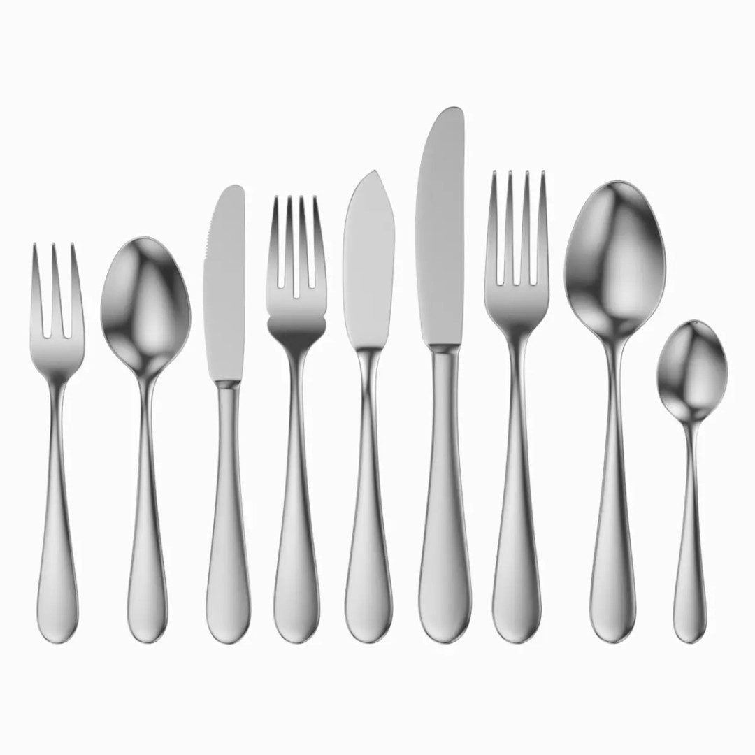 Generic Cutlery 3D Model – Photo-Realistic Collection, Game-Ready Formats - View 2