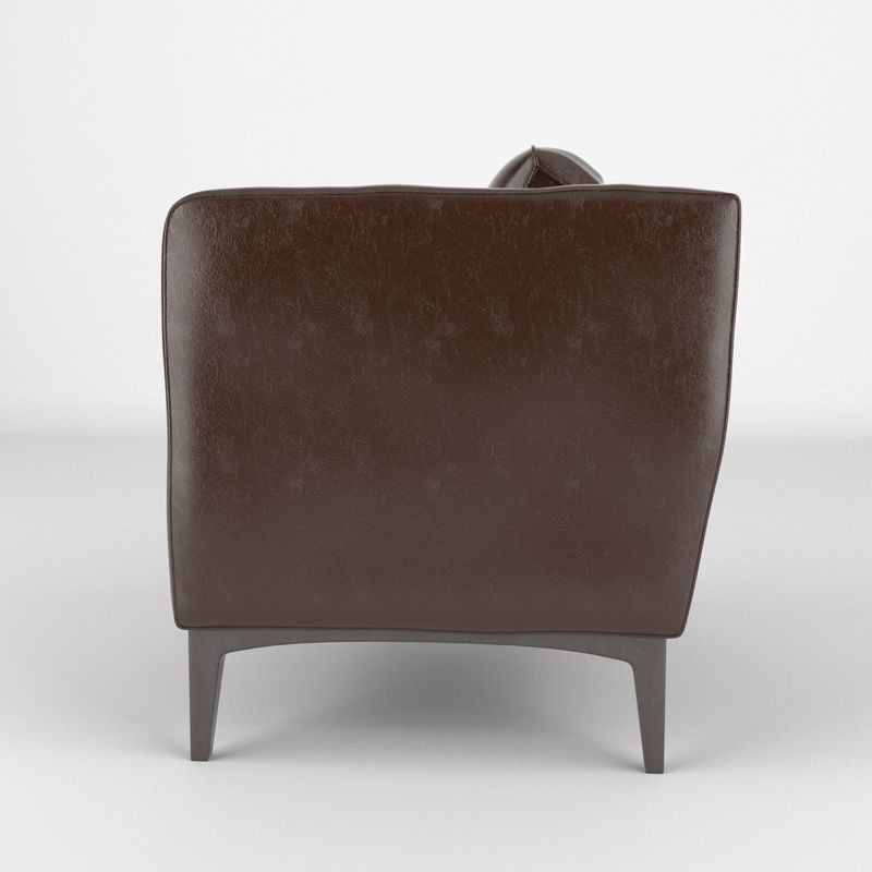 Armchair 003 3D Model – High-Res Lounge Chair with PBR Textures, FBX, OBJ - View 4