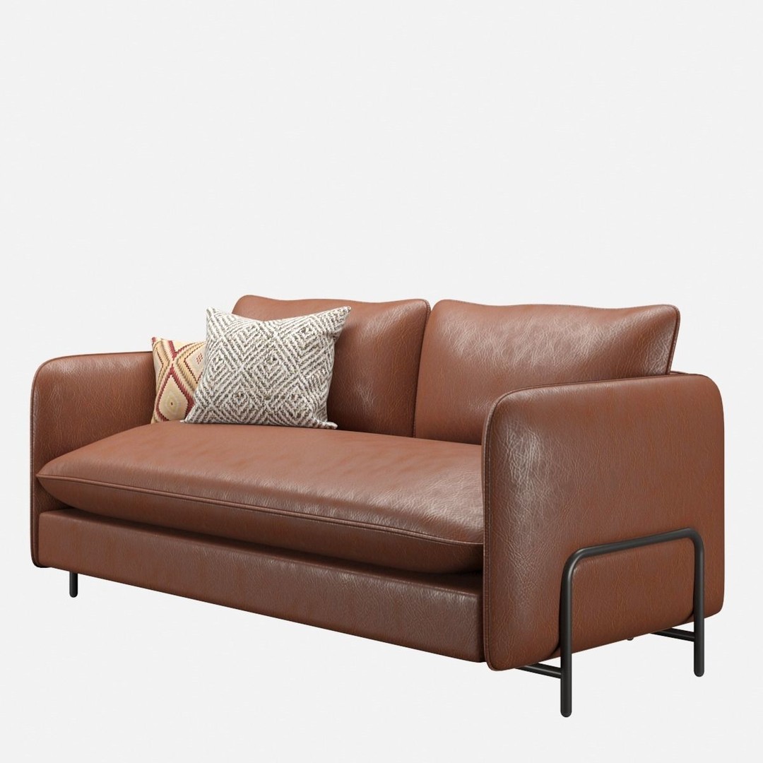Koskela Jacob Armchair 3D Model – High Poly Sofa with PBR Textures, FBX - View 5