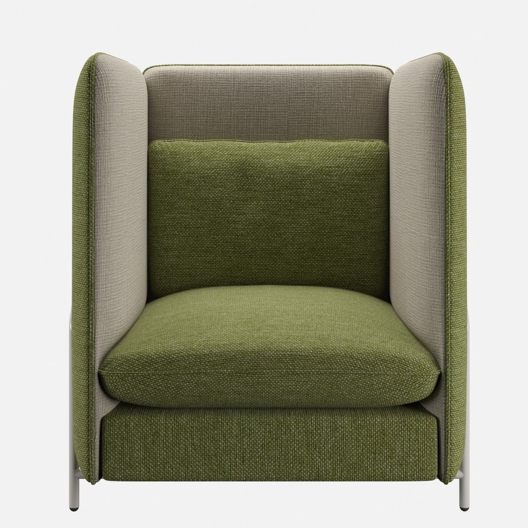Koskela Jacob Armchair 3D Model – High Poly Sofa with PBR Textures, FBX - View 8