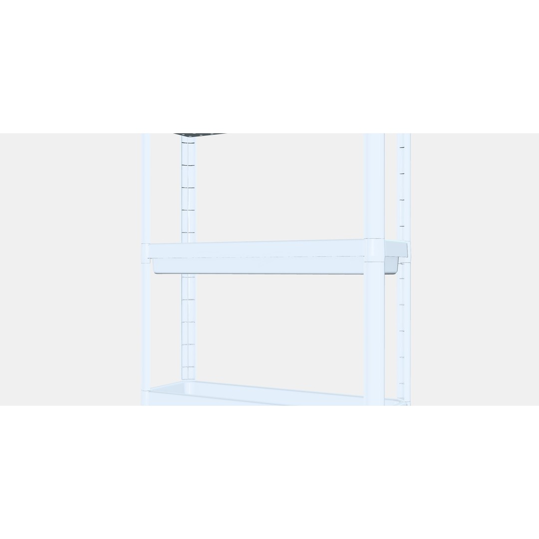 VESKEN Trolley 1 3D Model – Modern Storage Organizer, FBX - View 7