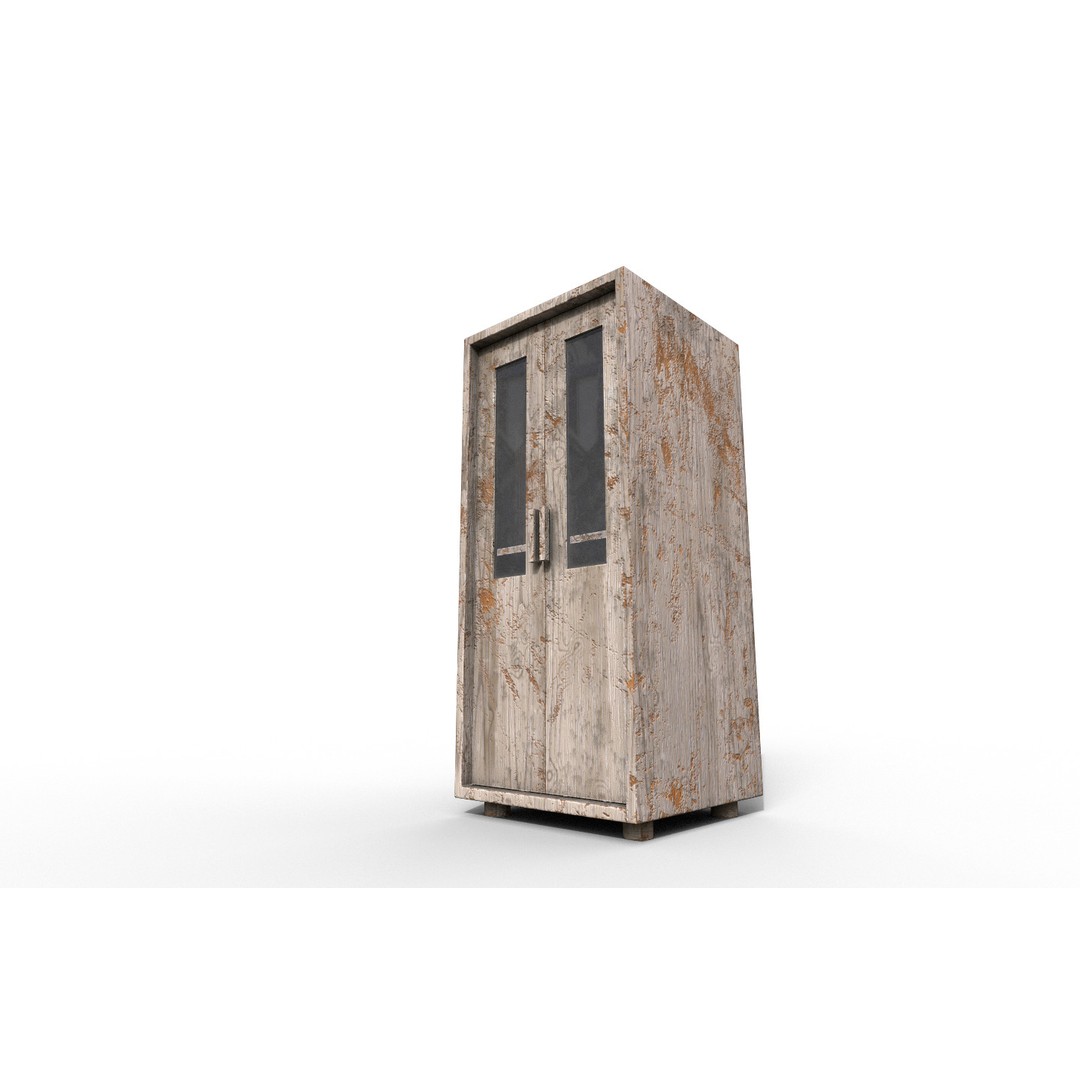 Old Modern Furniture 3D Model – Low Poly PBR Asset for Games & Archviz - View 14