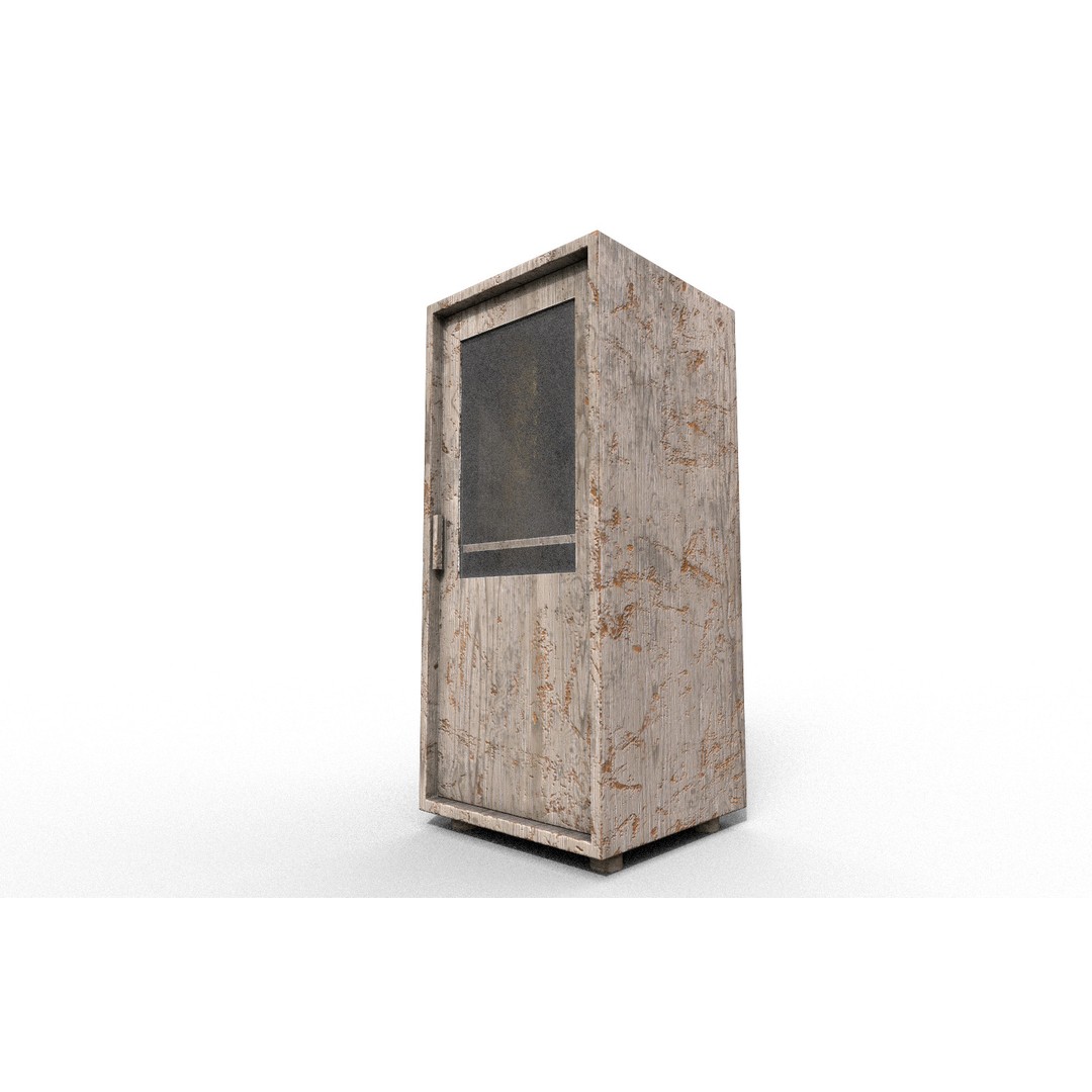 Old Modern Furniture 3D Model – Low Poly PBR Asset for Games & Archviz - View 15