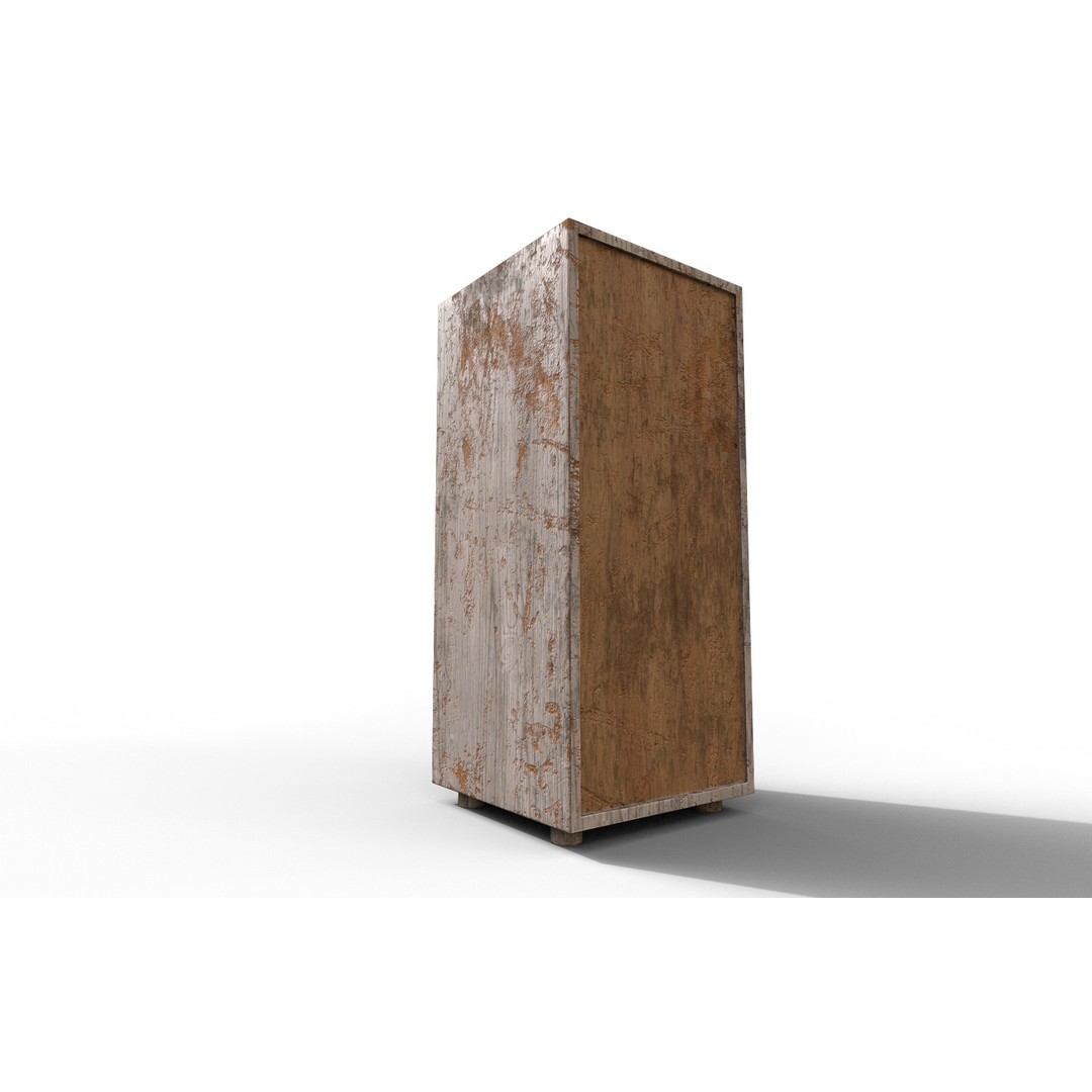 Old Modern Furniture 3D Model – Low Poly PBR Asset for Games & Archviz - View 20