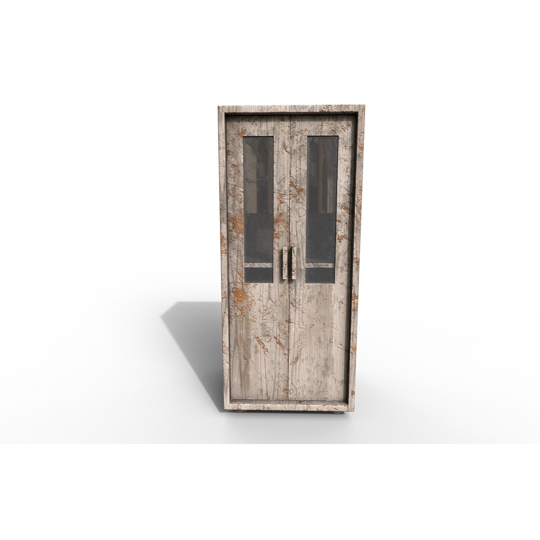 Old Modern Furniture 3D Model – Low Poly PBR Asset for Games & Archviz - View 9