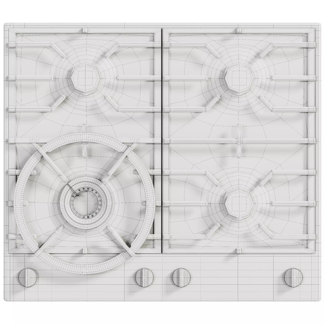 Asko Kitchen Appliance 3D Model – High Poly Oven, FBX, OBJ - View 10