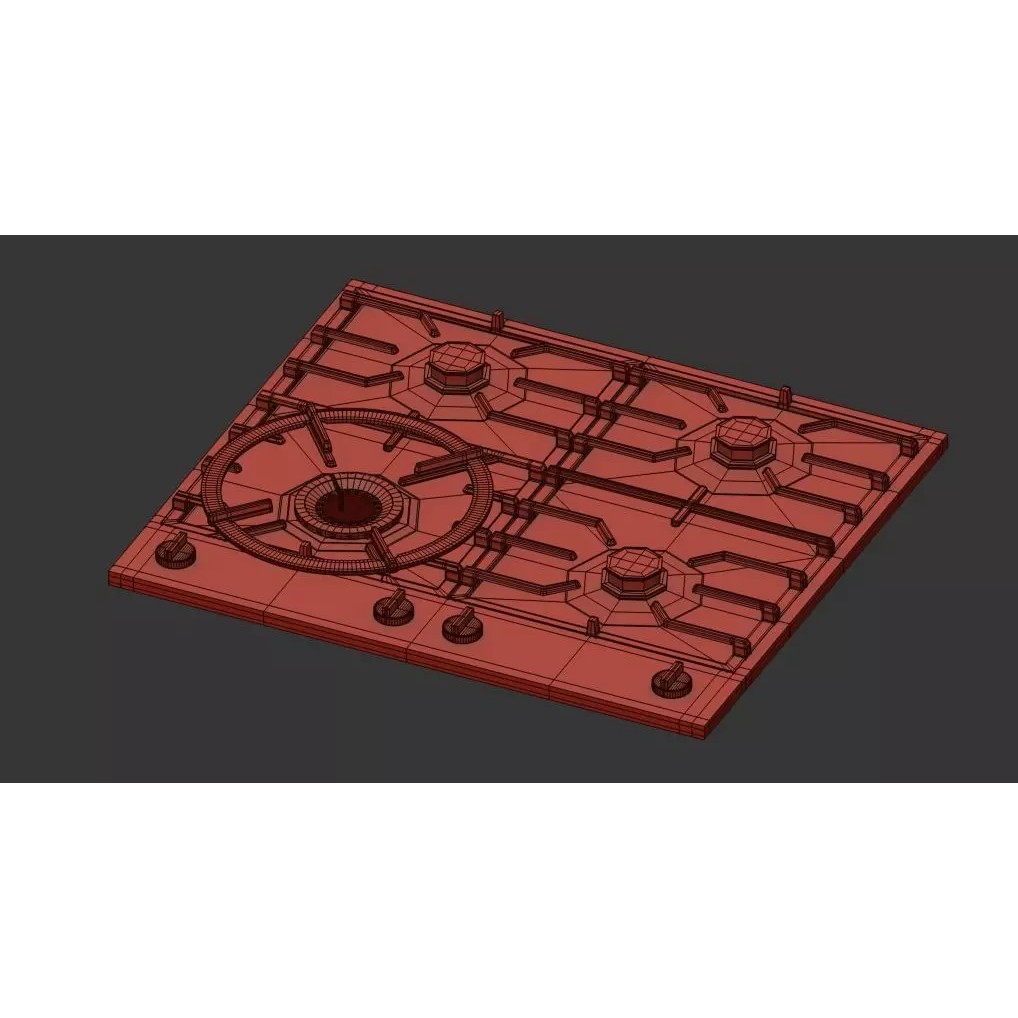Asko Kitchen Appliance 3D Model – High Poly Oven, FBX, OBJ - View 7