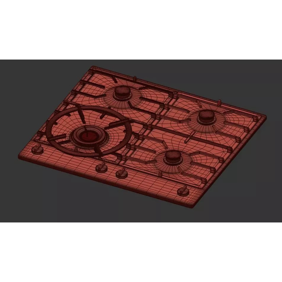 Asko Kitchen Appliance 3D Model – High Poly Oven, FBX, OBJ - View 9