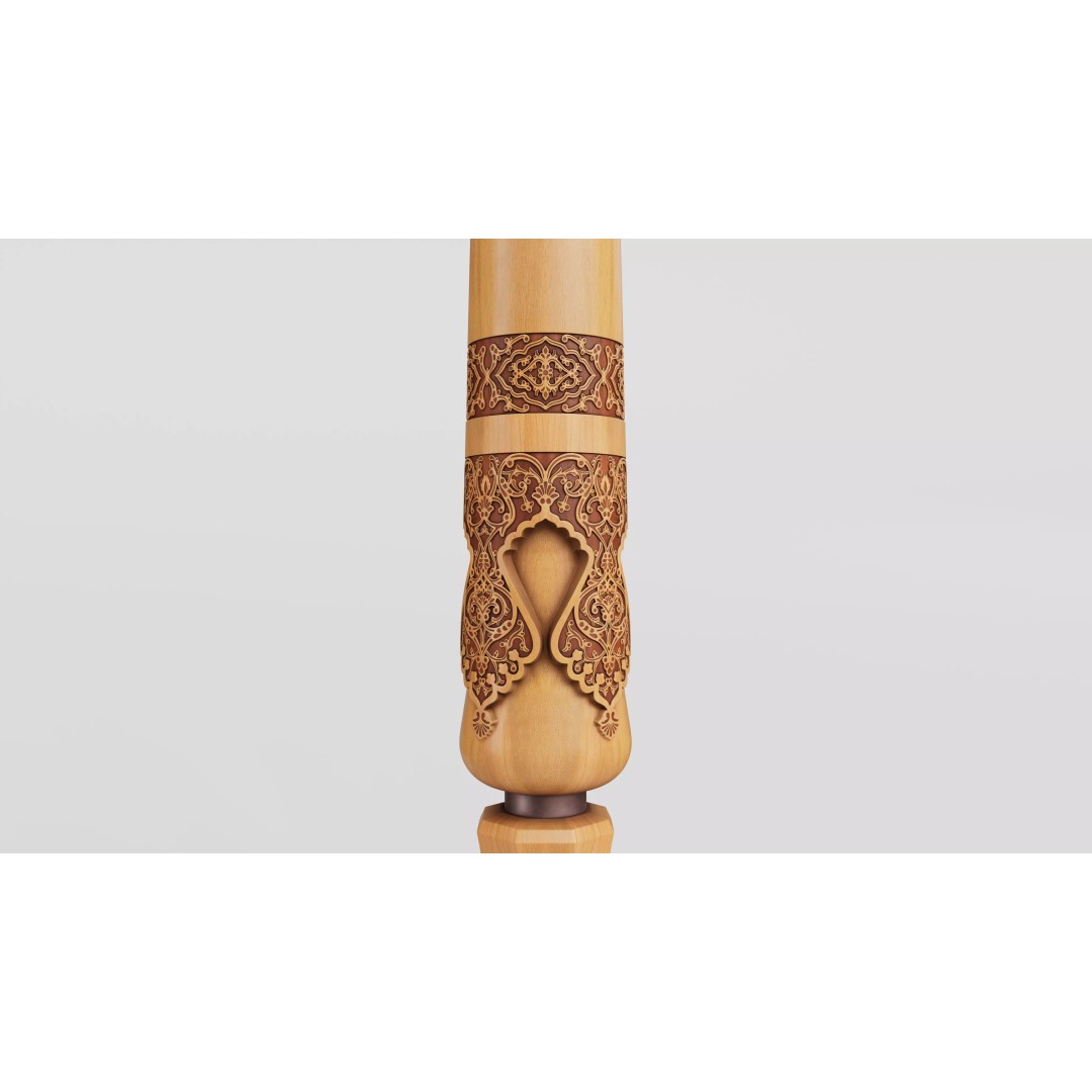 Eastern Column 3D Model – High Poly Architectural Decoration, FBX, OBJ - View 7