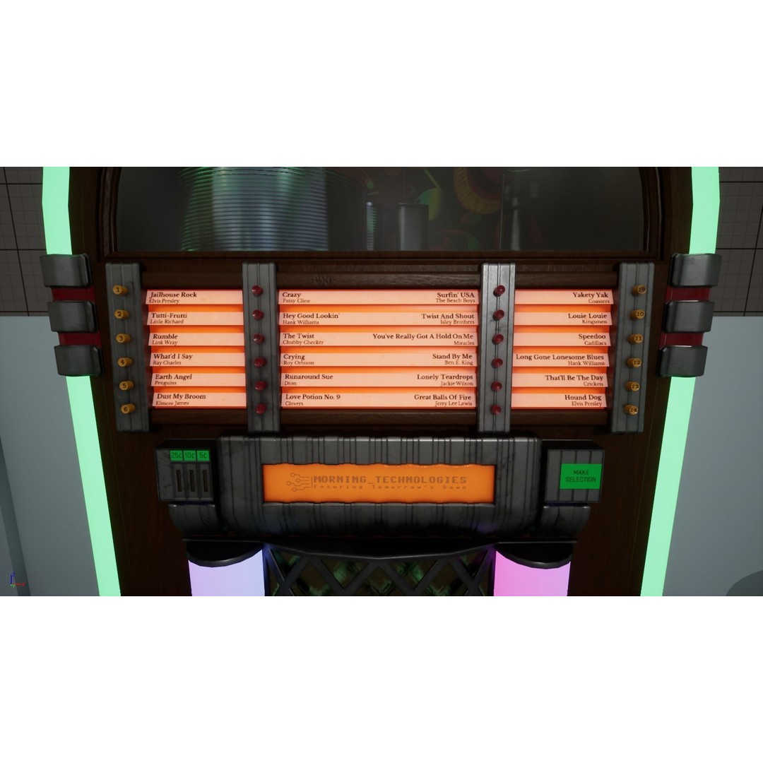 Retro Jukebox 3D Model – Low Poly Game-Ready Asset, FBX & OBJ