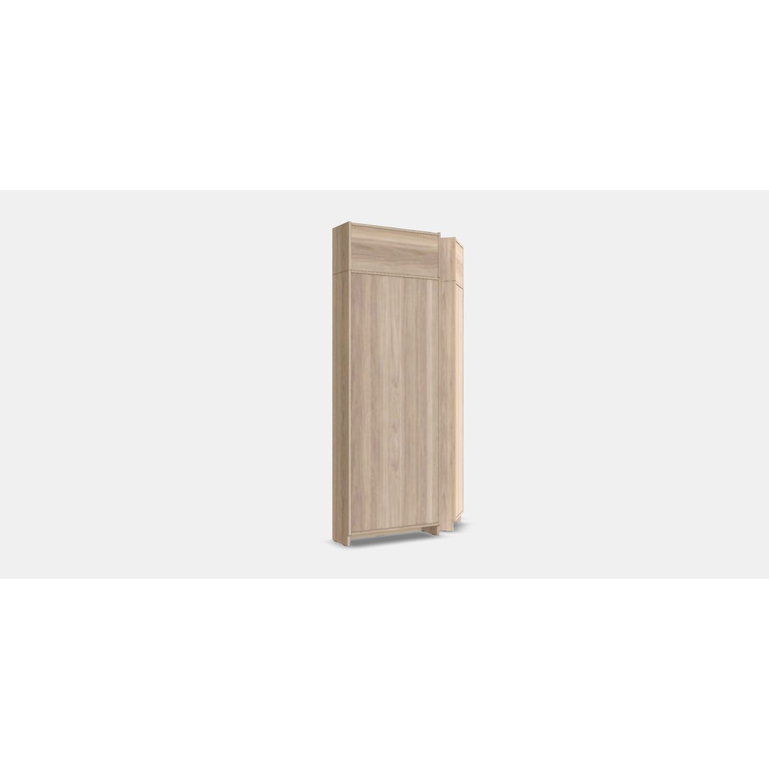 BILLY Bookcase 3D Model – Low Poly Corner Combination with PBR Textures - View 16