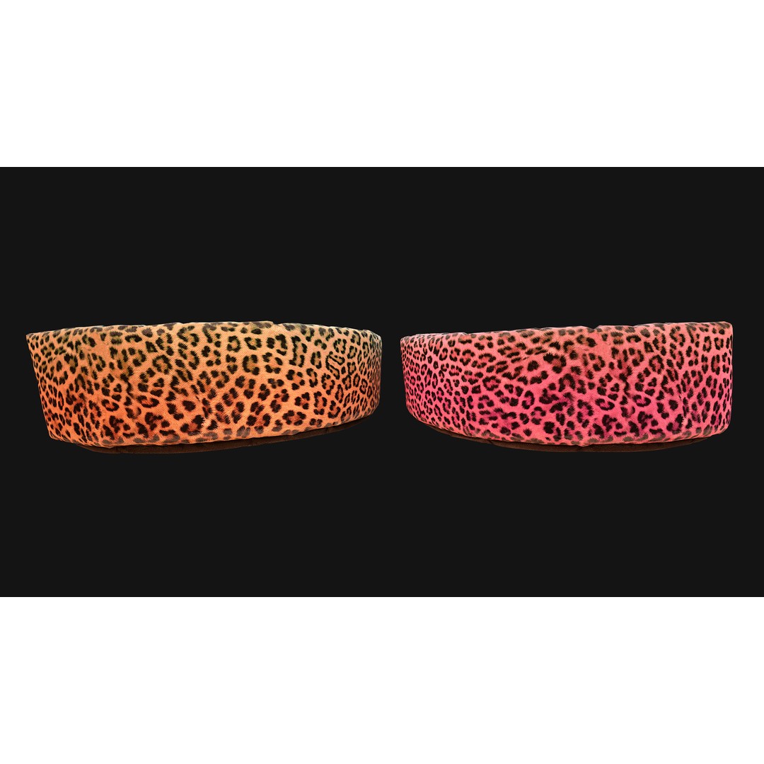 Stylized Pet Bed 3D Model – Low Poly Game Asset, PBR Textures, FBX - View 17